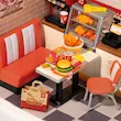 پازل ۳ بعدی رولایف مدل یام یام برگر-Rolife Yum Yum Burgers DIY Miniature House DW010