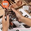 پازل ۳ بعدی تمام چوب کتابخانه رویایی- Dreamy Book Hall