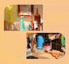پازل 3 بعدی خانه مینیاتوری روبوتایم طرح آشپزخانه-Cozy Kitchen DG159