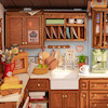 پازل ۳ بعدی خانه مینیاتوری روبوتایم طرح آشپزخانه-Baking Kitchen DG172