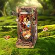 بوک نوک آلیس در سرزمین عجیایب برند روبوتایم-Rolife DIY Book Nook - Fall into Wonder TGB12