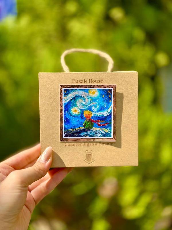 زیر لیوانی پازلی طرح شازده کوچولو