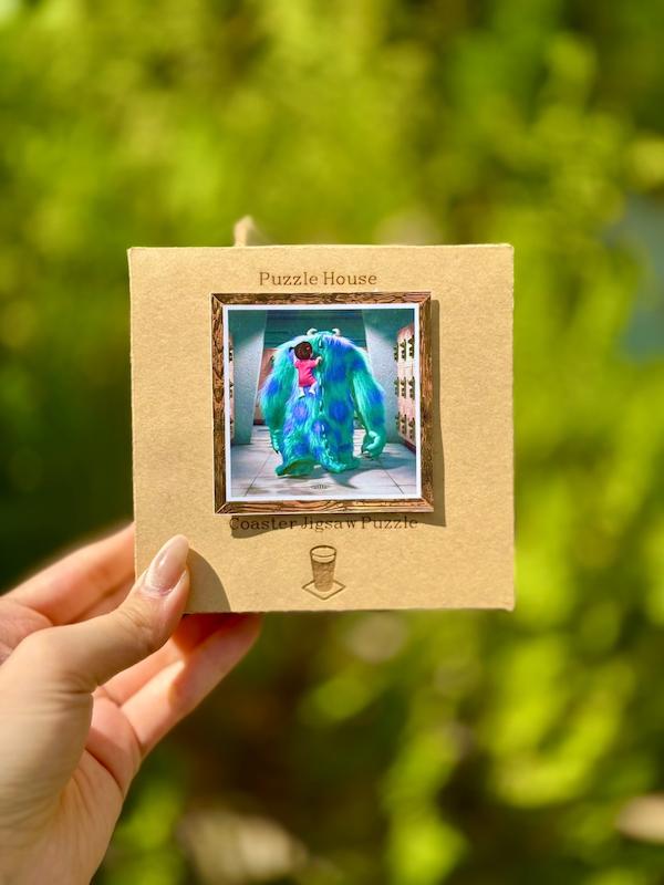 زیر لیوانی پازلی طرح بو و سالیوان