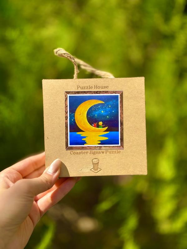 زیرلیوانی پازلی طرح شازده کوچولو