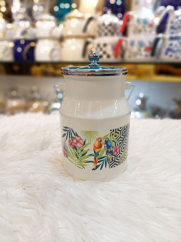 دبه روغن لعابی لایت ترکیه طرح طوطی