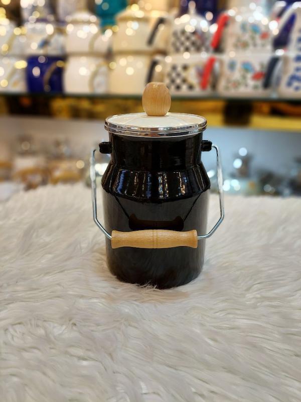 دبه روغن لعابی لایت ترکیه رنگ مشکی