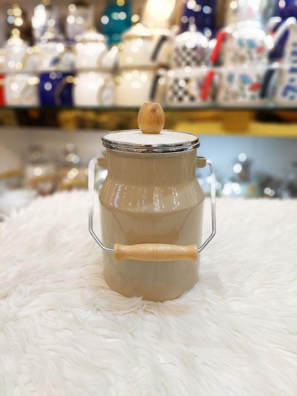 دبه روغن لعابی لایت ترکیه رنگ نسکافه ای