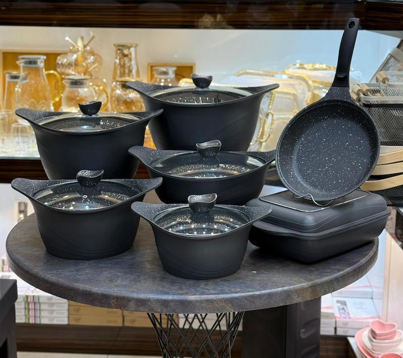 سرویس قابلمه سوپرگرانیت 13پارچه کاراجا ترکیه