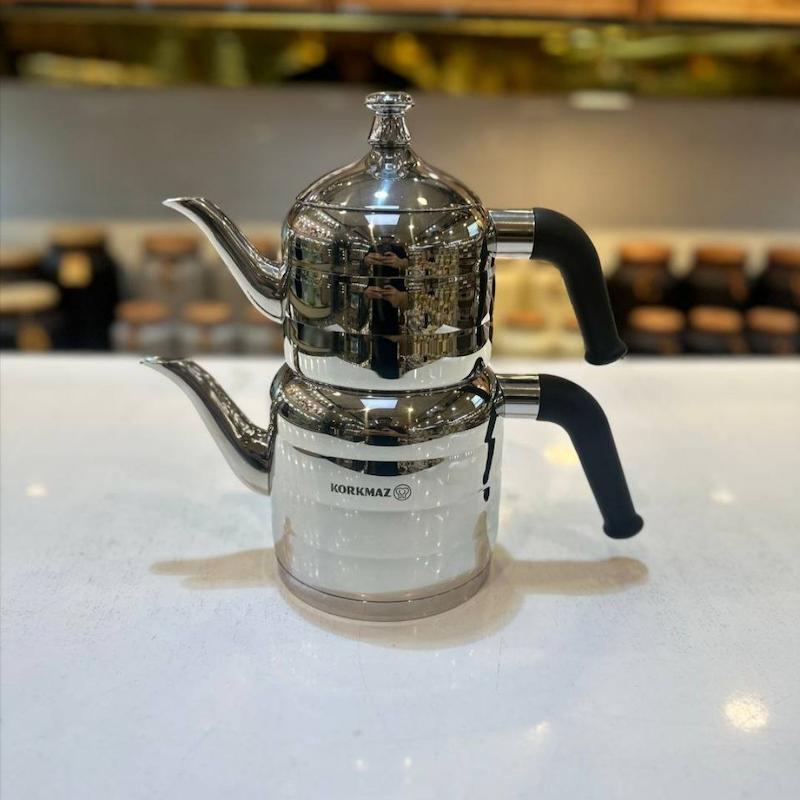 کتری قوری تمام استیل کرکماز کد ۰۳۵ 