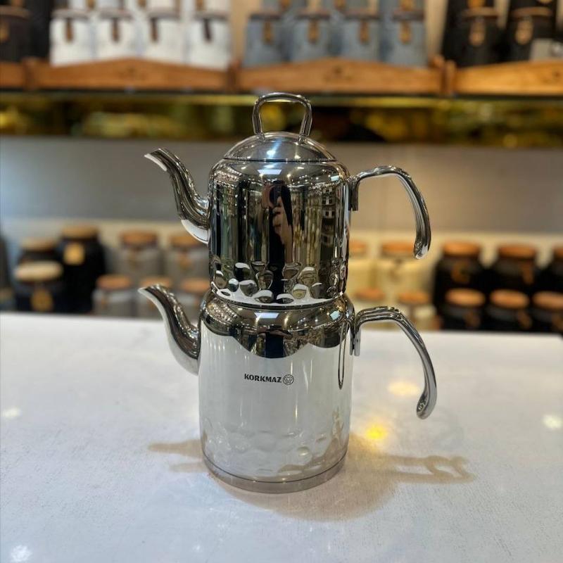 کتری قوری تمام استیل کرکماز کد 22701