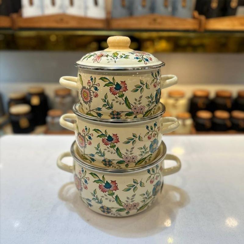 سه قابلمه لب استیل روس 