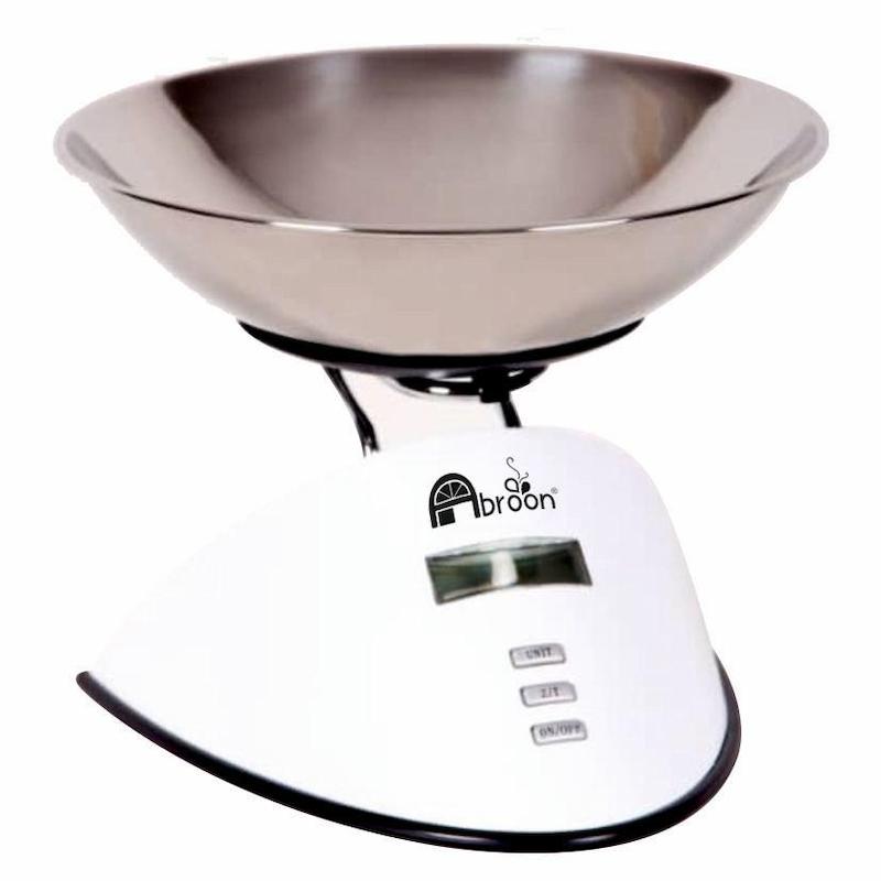 ترازوی آشپزخانه سفید 5 کیلویی کمری