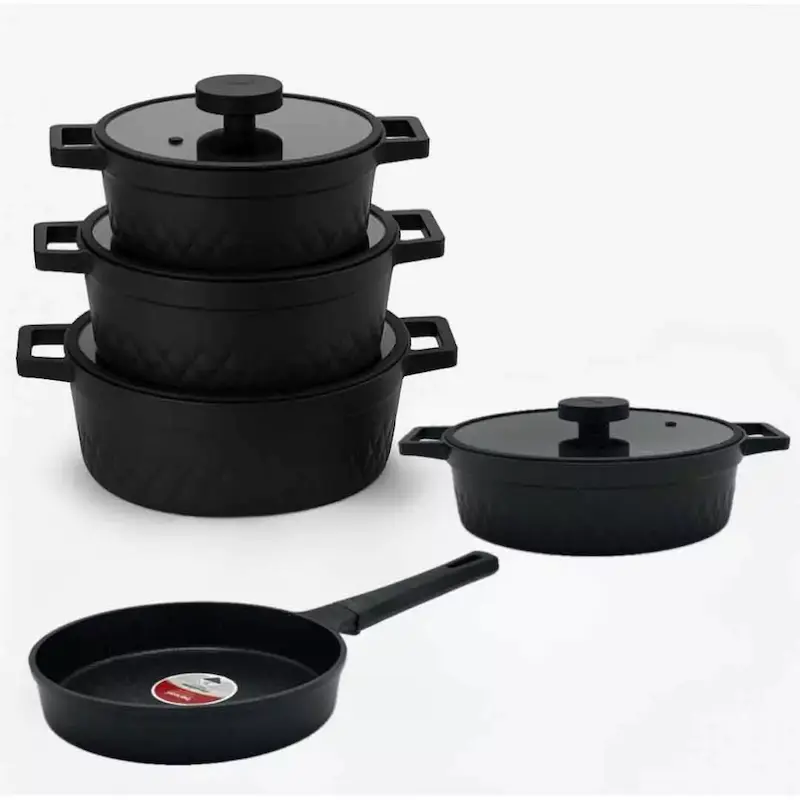 سرویس قابلمه 9 پارچه بنتاتی Bentati طرح دایکست تیتانیوم مدل BN2151