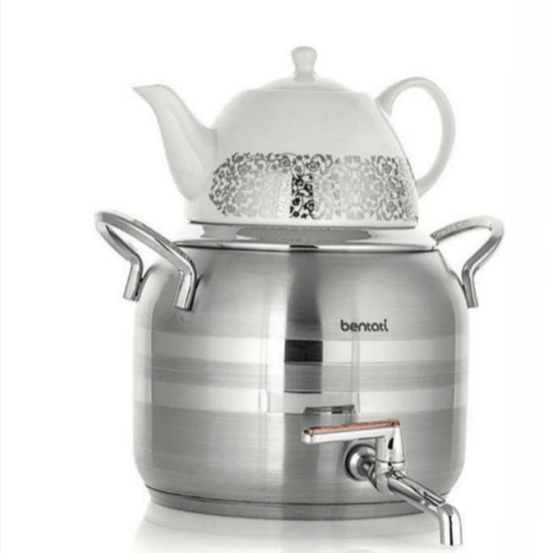 کتری و قوری استیل بنتاتی Bentati شیر دار 4 لیتر مدل BN2139