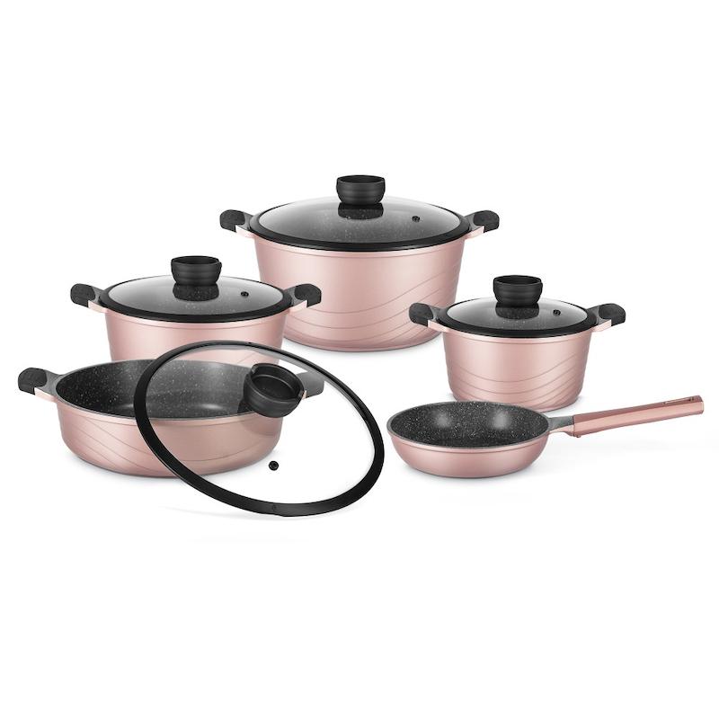 سرویس قابلمه 9 پارچه بنتاتی Bentati طرح دایکست گرانیتی مدل BN2005