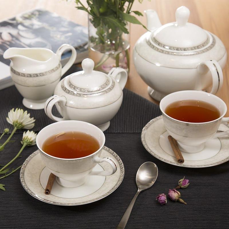 سرویس چای خوری 29 پارچه بنتاتی Bentati منیزیوم پور سلین مدل BN1861