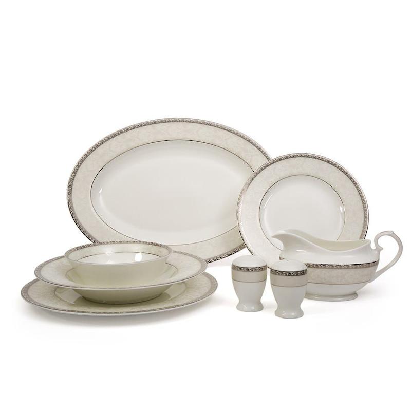 سرویس غذاخوری 28 پارچه بنتاتی Bentati منیزیوم پور سلین مدل BN1860