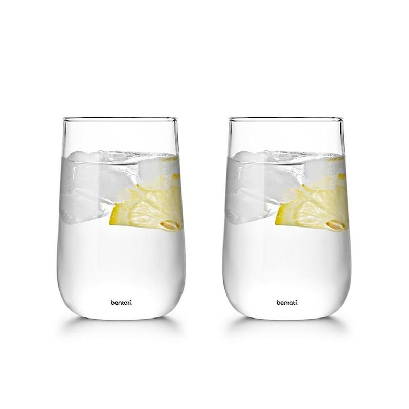 لیوان شیشه ای بنتاتی Bentati ست 2 عددی مدل BN1703