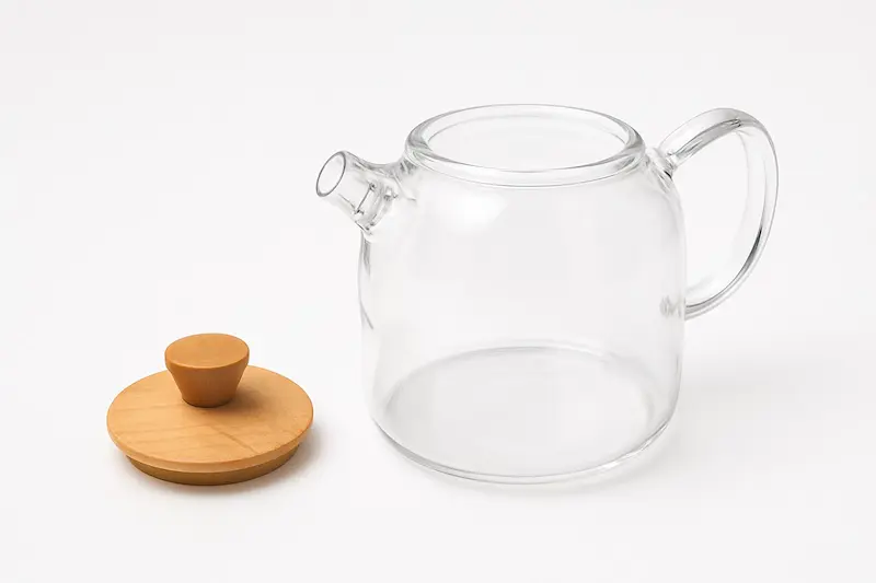 قوری زعفران کوچک درب چوب کد محصول 1404055