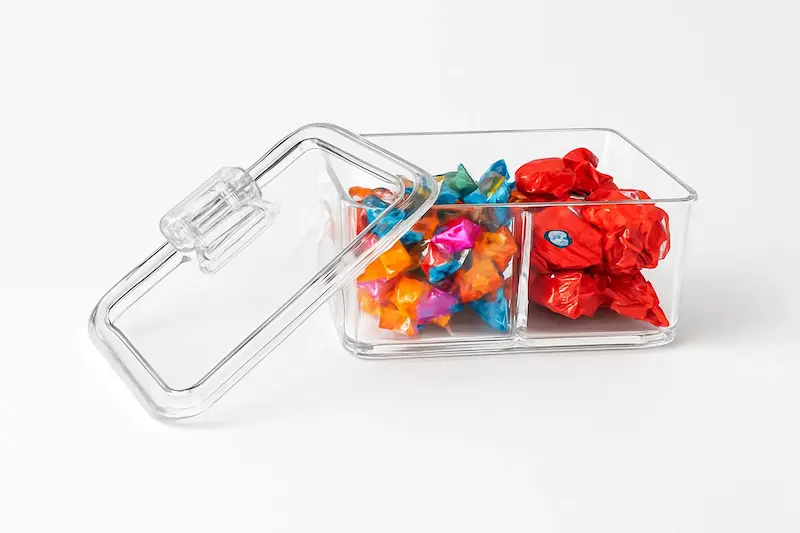 بیسکویت خوری مستطیل متوسط 2خانه 3230 کد محصول 1404142