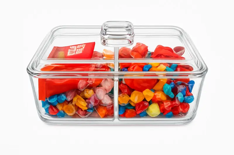 بیسکویت خوری بزرگ 4خونه 1820 کد محصول 1404147