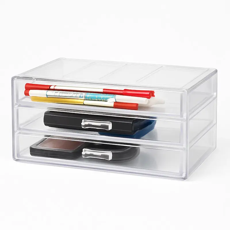 دراور 3کشو اکرولیک 7014 کد محصول 1404214