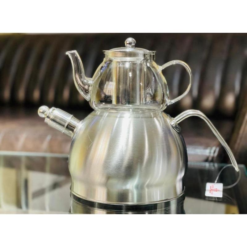 کتری و قوری استیل قوری پیرکس وارداتی 