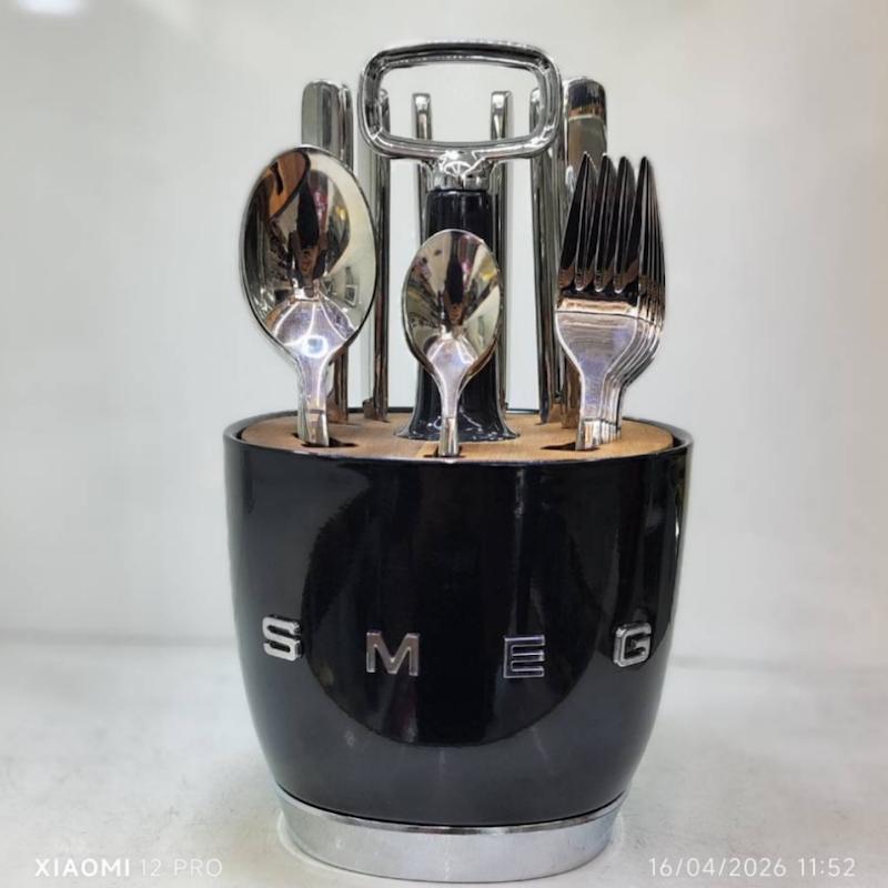 سرویس قاشق و چنگال 25پارچه SMEG اصلی