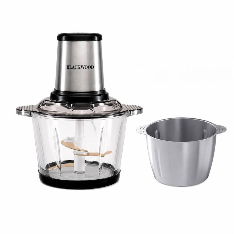 خرد کن بلک وود BLACKWOOD دو کاسه ای شیشه و استیل کد G-6969