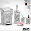 ست 5 تکه ماربل 512 اطلس ATLAS مدل زاگرس کروم کد 389