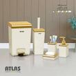 ست 5 تکه تمام وانیلی طلایی مدل زاگرس اطلس ATLAS کد 396
