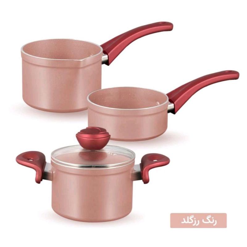 سرویس قابلمه گرانیت 4 پارچه رویال Royal مدل کودک دو رو گرانیت