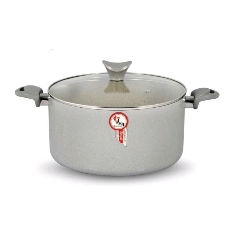 قابلمه گرانیت تک رویال Royal مدل دو رو گرانیت فونیکس دسته باکالیت سایز 16