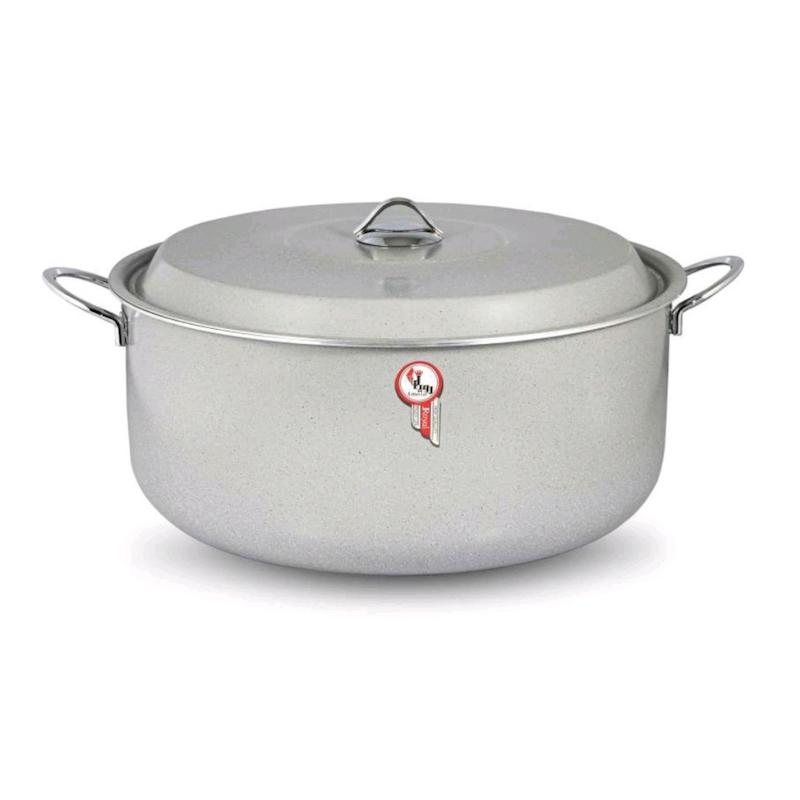 قابلمه گرانیت تک رویال Royal مدل دو رو گرانیت فونیکس درب فلزی سایز 50