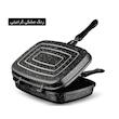 تابه رژیمی چدن رویال Royal مدل دو رو گرانیت دایکست مشکی سایز 32