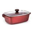 تابه مرغ چدن رویال Royal مدل دو رو گرانیت دایکست مشکی