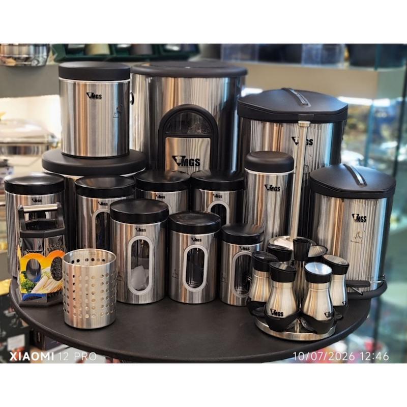 سرویس آشپزخانه استیل 23 پارچه ام جی اس MGS وارداتی