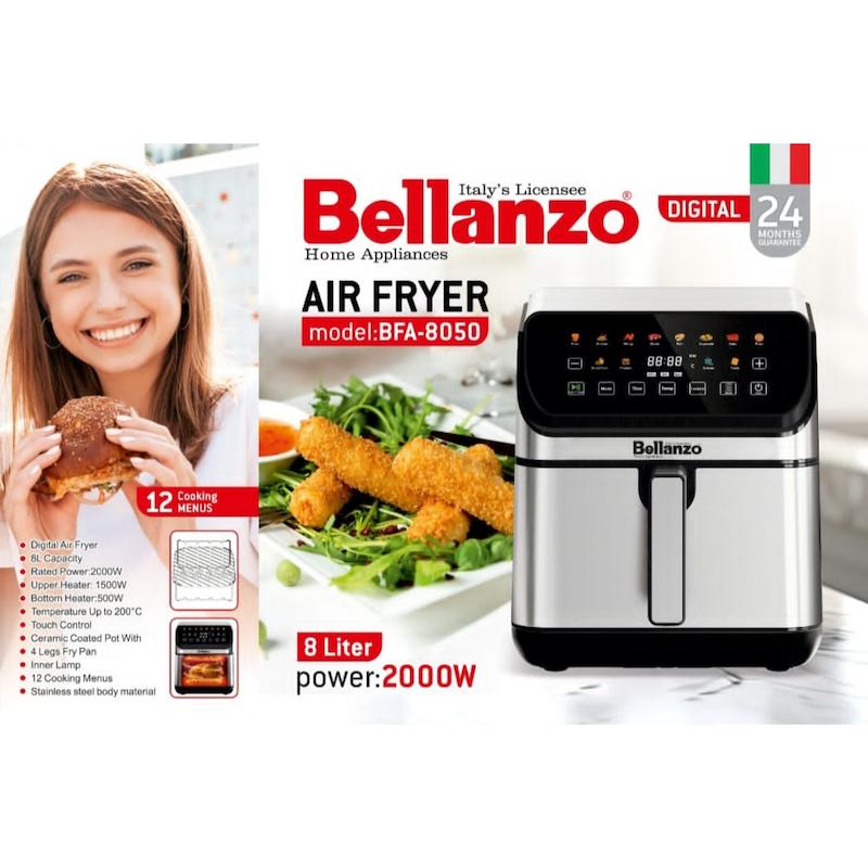 سرخ کن 8 لیتر بلانزو Bellanzo صحفه رنگی کد BAF-8050