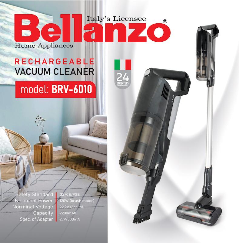 جارو شارژی بلانزو Bellanzo دسته بلند کد BRV-6010