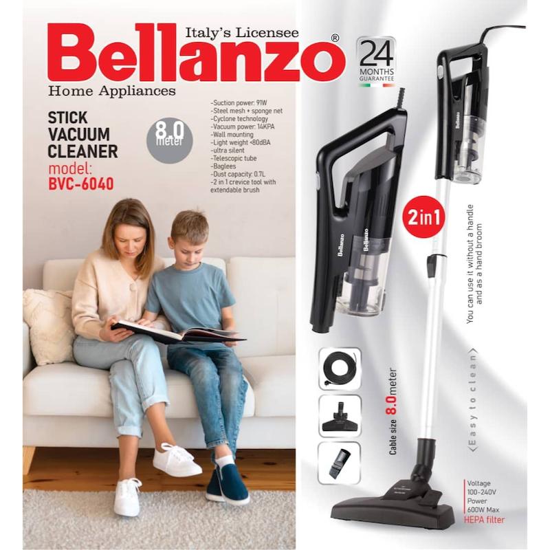 جارو برقی بلانزو Bellanzo دسته بلند کد BVC-6040