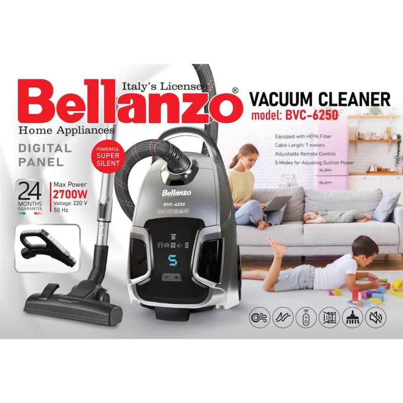 جارو برقی دیجیتال بلانزو Bellanzo کد BVC-6250
