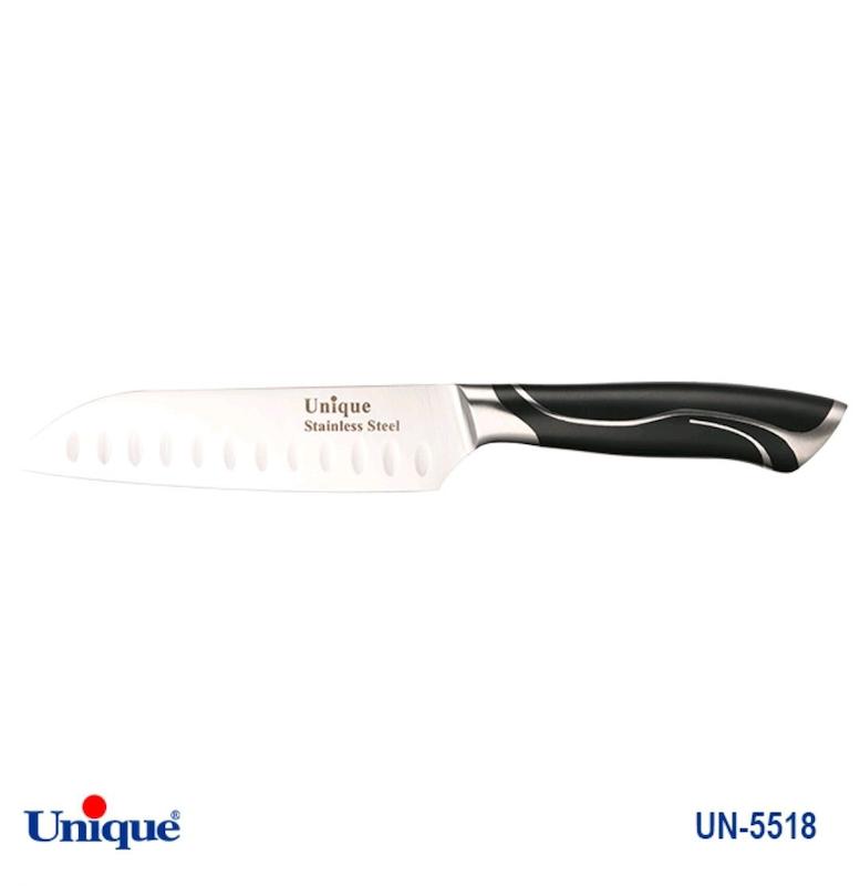کارد تک آشپزخانه 5 سانتاکو یونیک Unique کد UN-5518 طرح خط دار