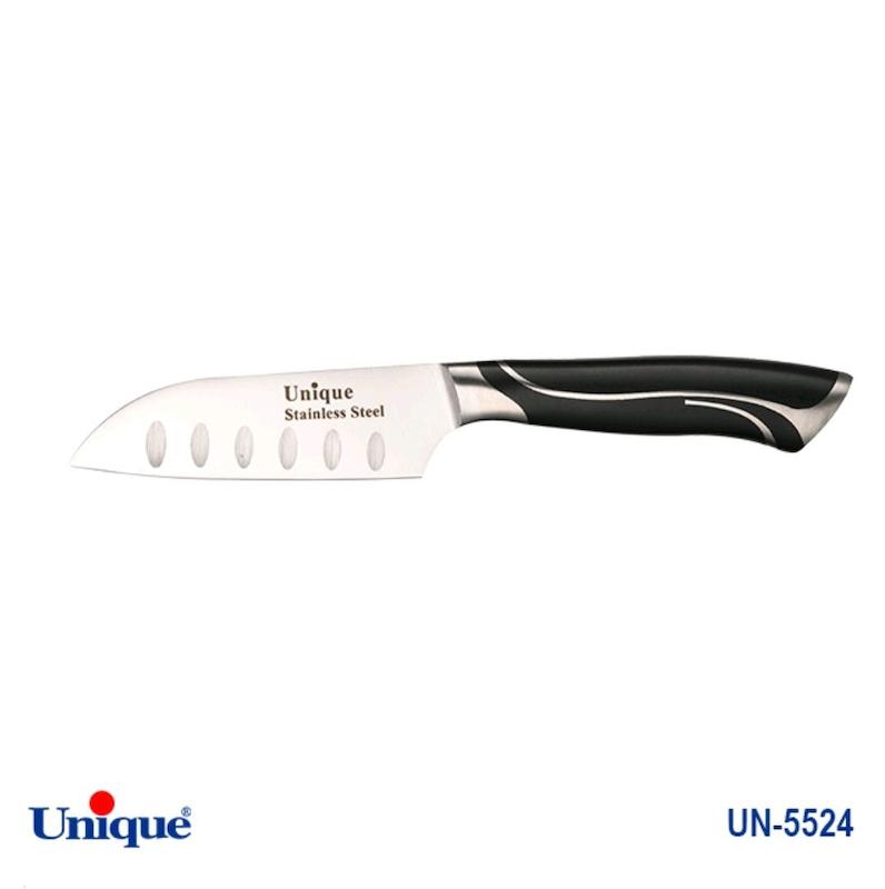 کارد تک آشپزخانه 4 سانتاکو یونیک Unique کد UN-5524 طرح خط دار