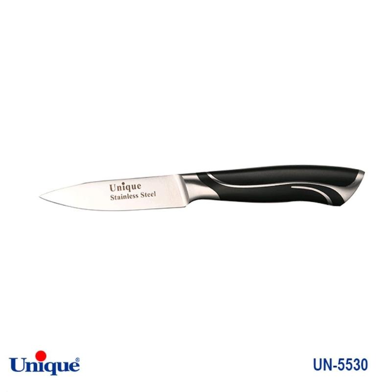 کارد تک آشپزخانه 3.5 یونیک Unique کد UN-5530 طرح خط دار