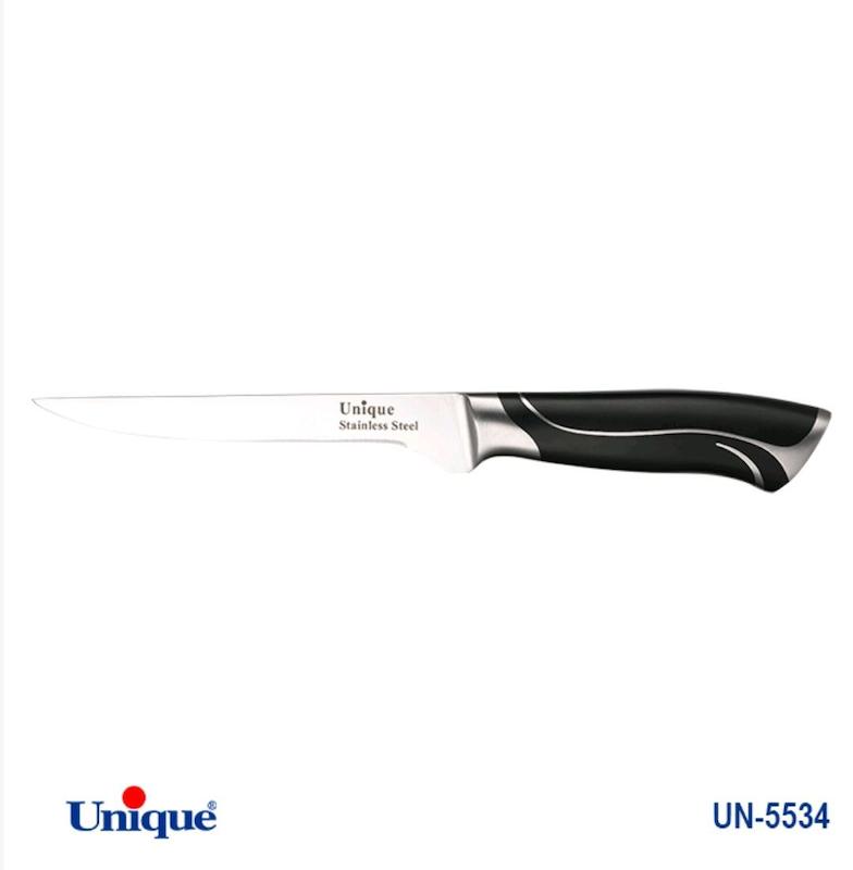 کارد تک آشپزخانه 6 یونیک Unique کد UN-5534 طرح خط دار