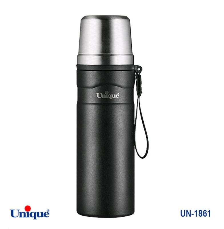 فلاسک قلمی - کوهی 600 میلی لیتر یونیک Unique کد UN-1861 رنگ مشکی