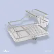 جا ظرفی 1.5 طبقه آلومینیومی یونیک Unique مدل A کد UN-2650-3
