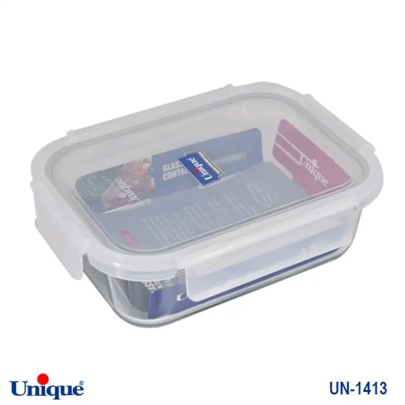 ظرف غذا مستطیل یونیک Unique سایز متوسط کد UN-1413