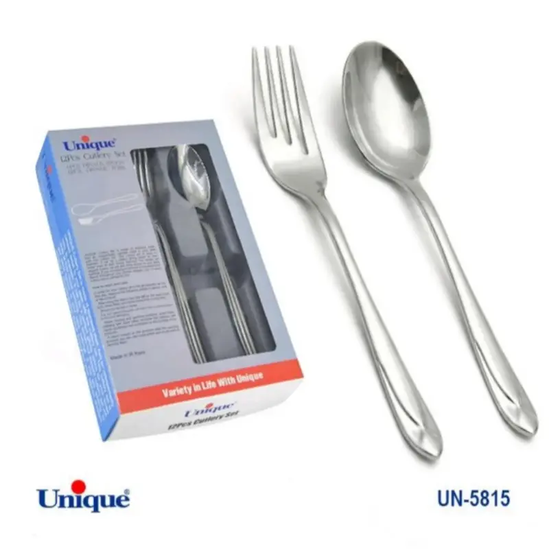 قاشق و چنگال تک یونیک استیل Unique کد UN-5815