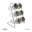ست ادویه درب استیل 6 عددی یونیک Unique کد UN-1633